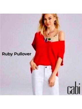CAbi Style 5837 Ruby Knit Pullover Sweater